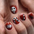 Halloween-Themen Künstlerische Press-On Nagelset Brehn