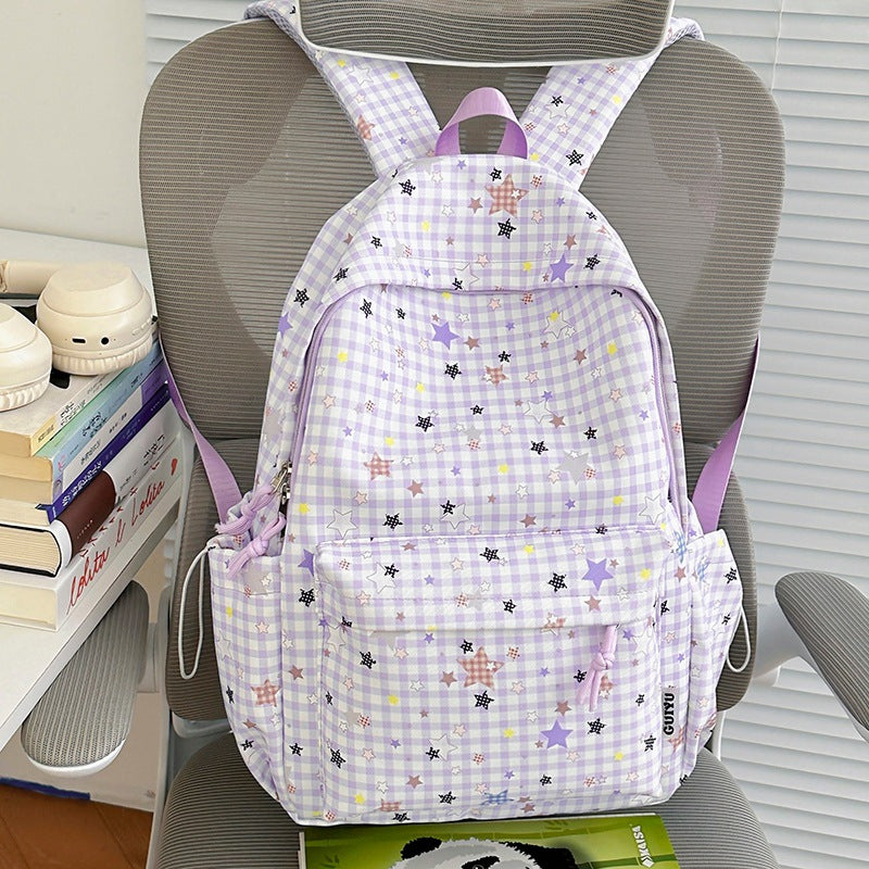 Stylische Gepunktete Sternenmuster Rucksack Brehn
