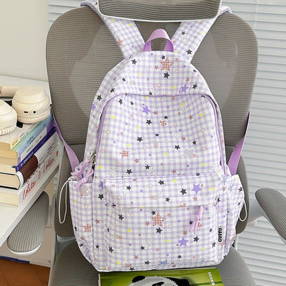 Stylische Gepunktete Sternenmuster Rucksack Brehn