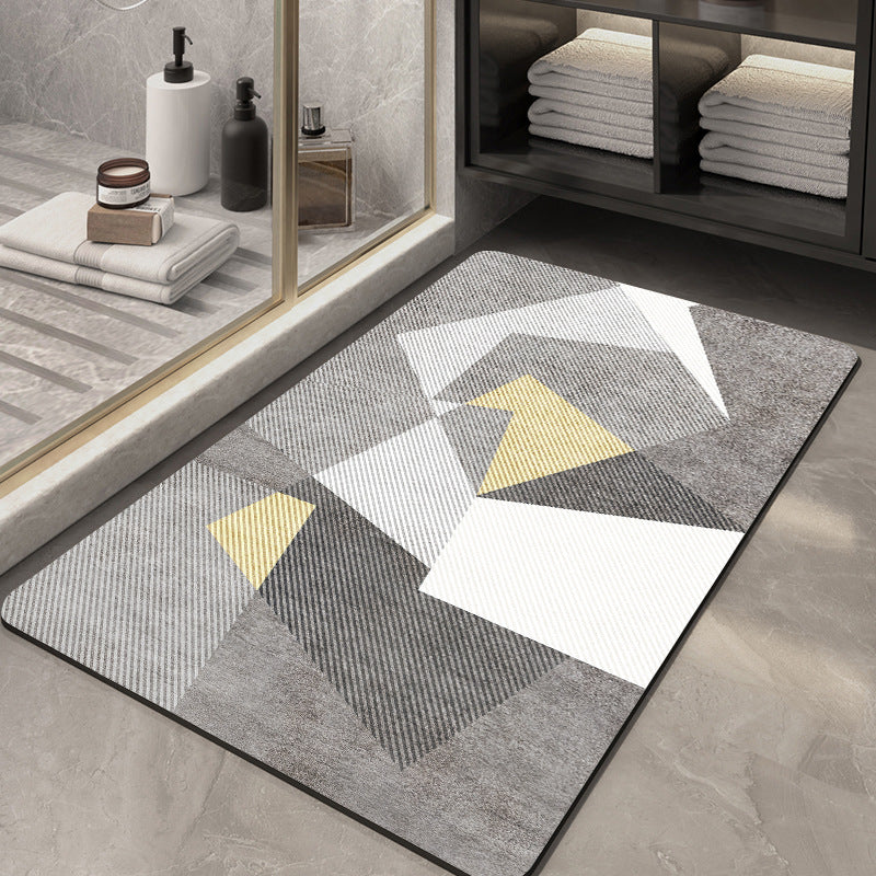 Abstract Muster Rutschfeste Badezimmermatte Brehn
