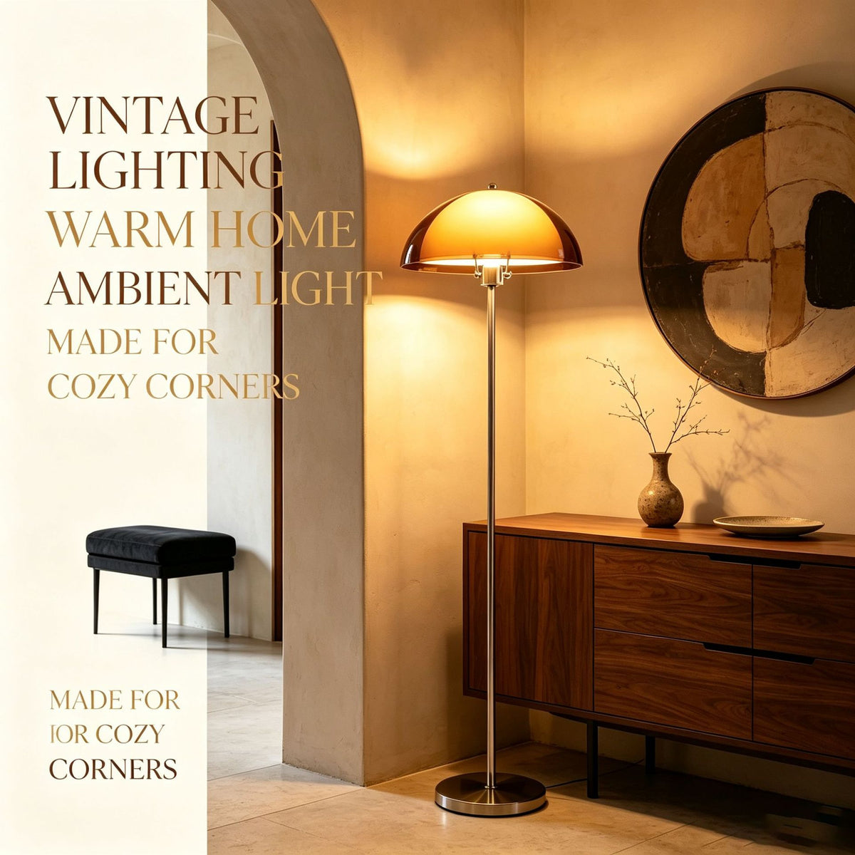 Stilvolle moderne Stehlampe