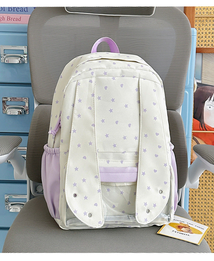 Bequemer schulrucksack mit sternenmotiven Brehn