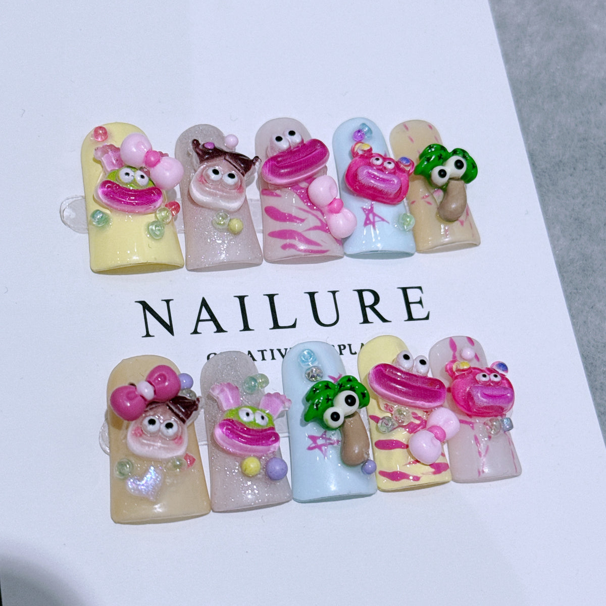 Künstlerisches 3D-Nagelkunstset