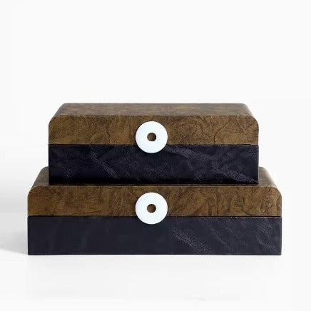 Minimalistische dekorative Aufbewahrungsbox-Set