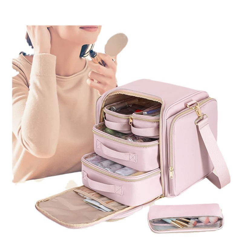 Kosmetiktasche mit Mehreren Fächern Brehn