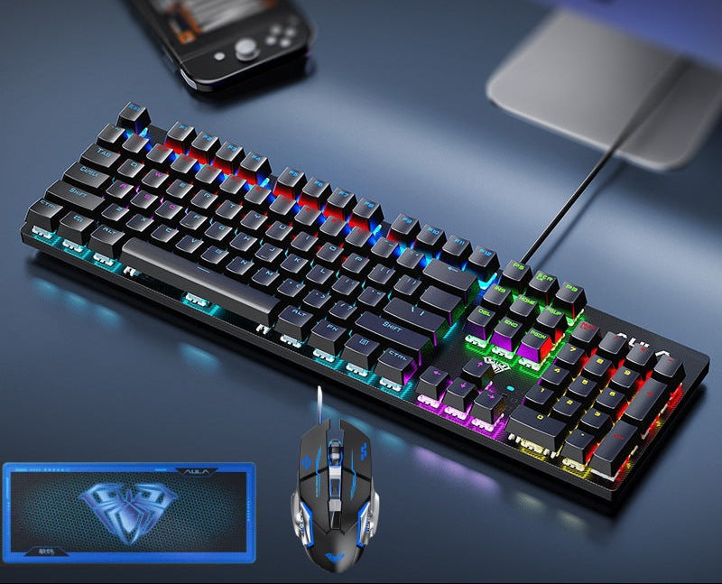 RGB Hinterleuchtete Mechanische Gaming-Tastatur Brehn