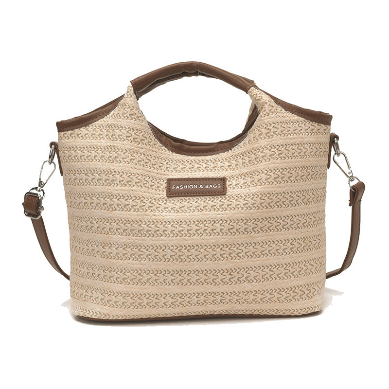 Stylishe gewebte Handtasche