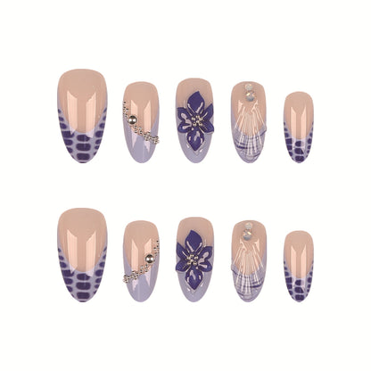 Künstlerisches Press-On Nageldekoration Set