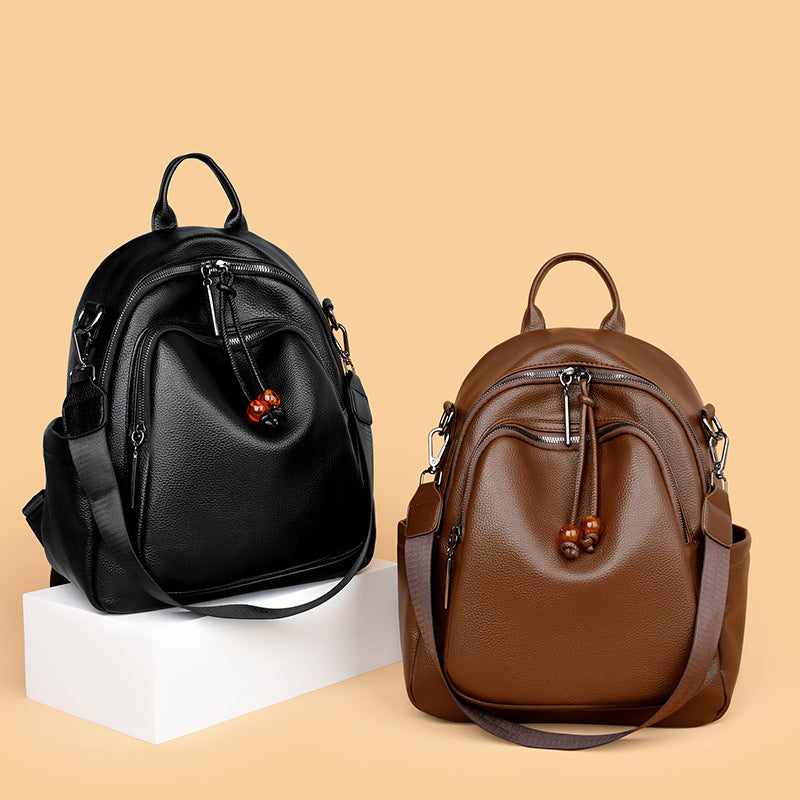 Premium Leder Reise Rucksack Brehn