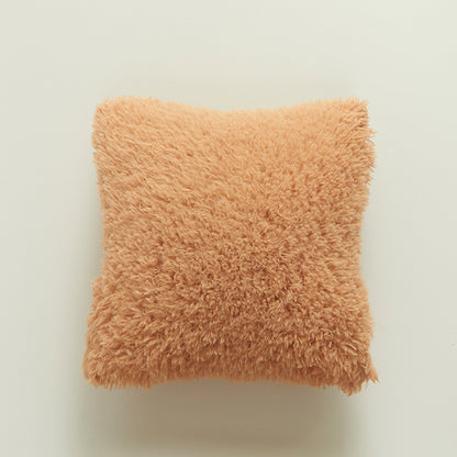 Plüschweiche Textur Dekokissen