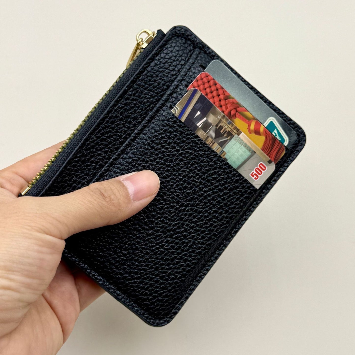 RFID-blockierende Leder-Kartenhalter