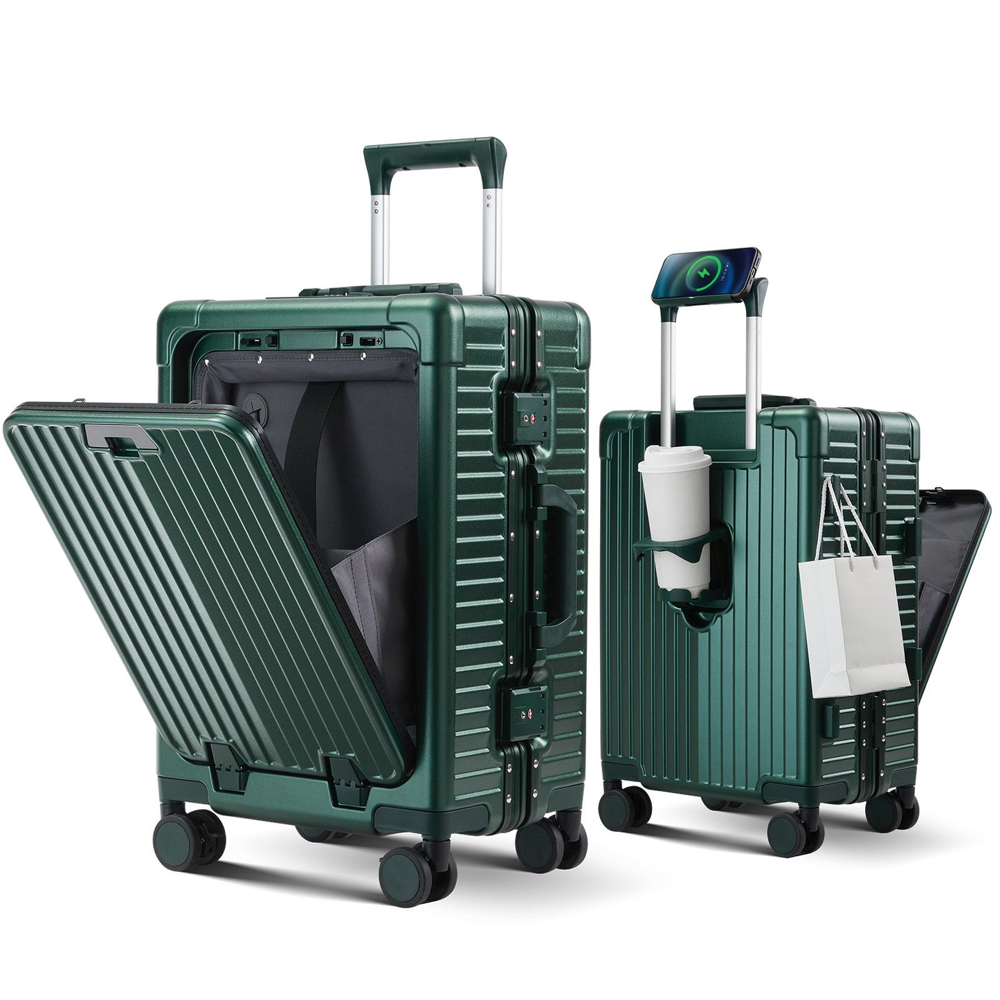 Unisex Smart Hartschalen Reisekoffer Brehn