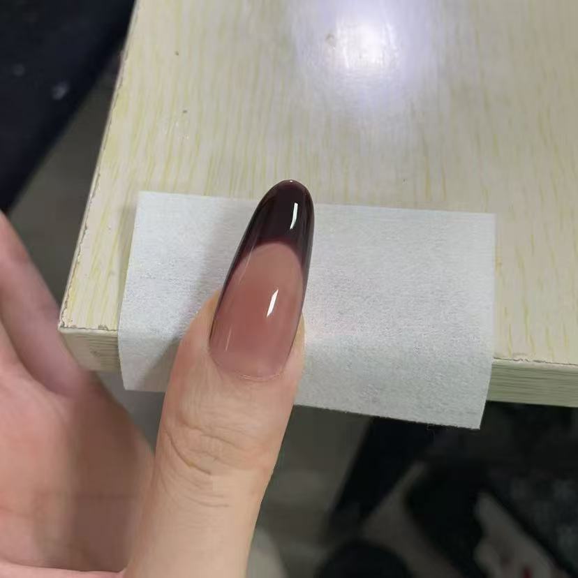 Künstlerische Ombre Nagelkunst Extensions