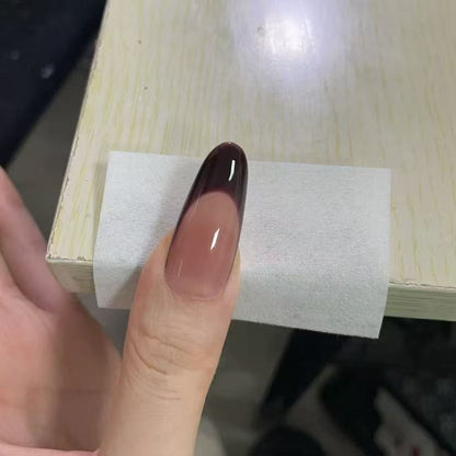 Künstlerische Ombre Nagelkunst Extensions