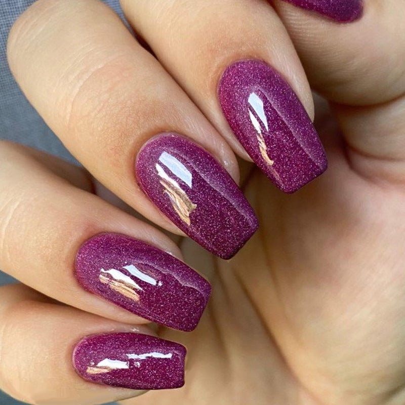 Glamouröse Glitzer Press-On Nagelset Brehn