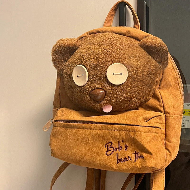Plüsch Bärenförmiger Schulranzen Brehn