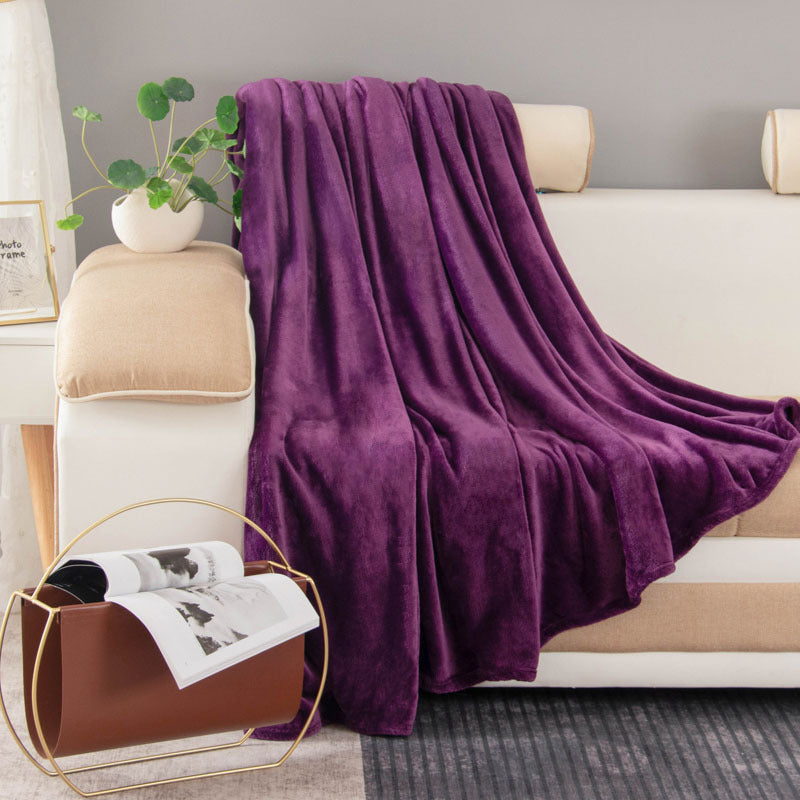 Damen luxuriöse Fleece-Decke mit sanfter Textur Brehn