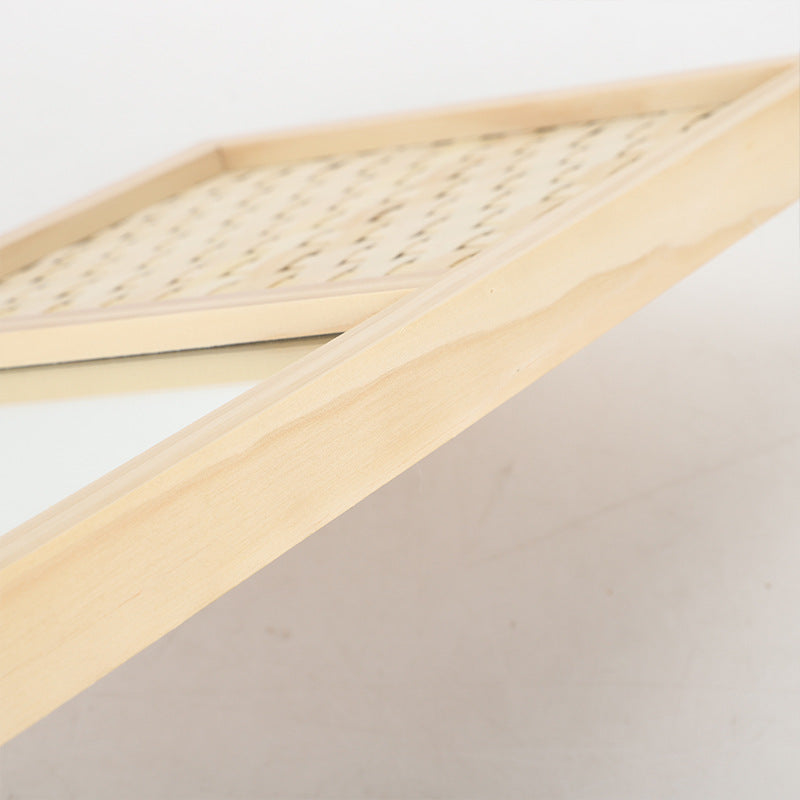 Dekorativer Wandspiegel Aus Rattan Brehn