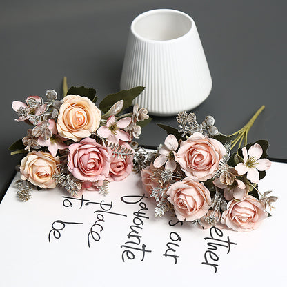 Faux Blumenstrauß für die Indoor-Heimdekoration
