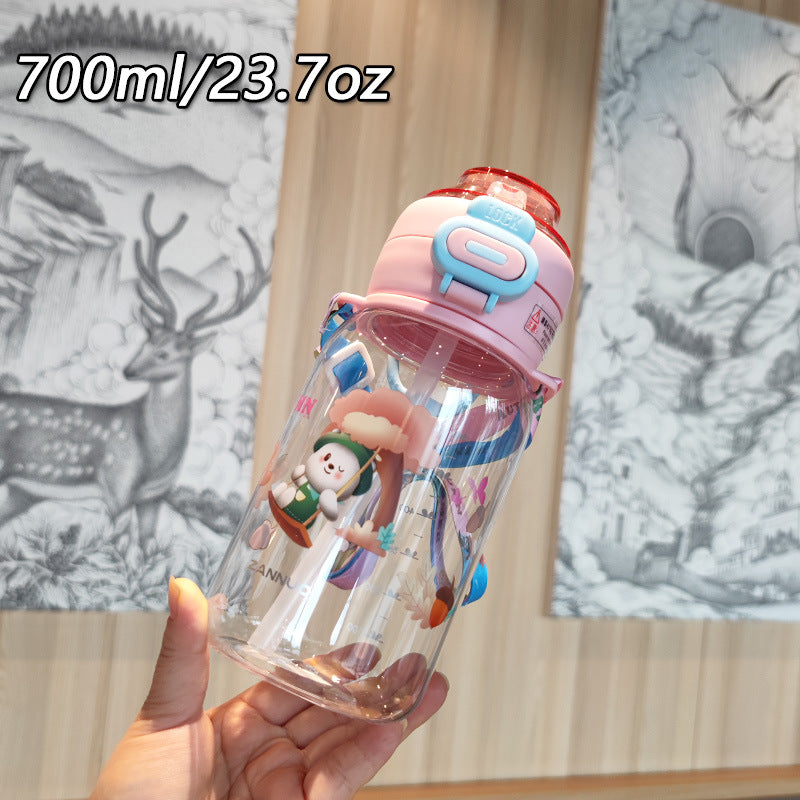 Damen kreative Wasserflasche mit sicherem Schließmechanismus Brehn