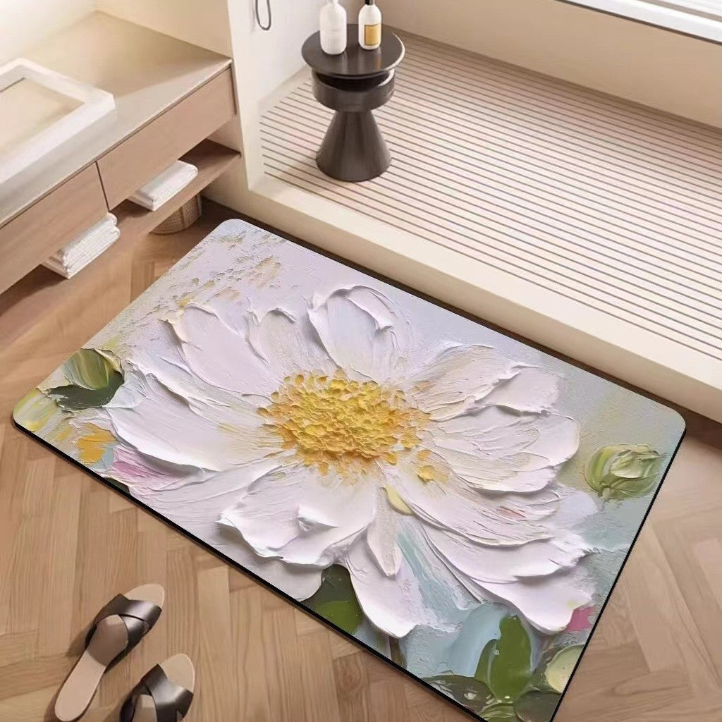 Luxuriöse strukturiertes Blumenteppich Brehn