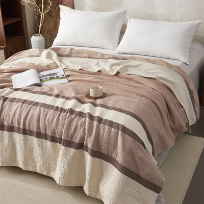 Wendbare Florale Jacquard Baumwolle Überwurf Decke Bettüberwurf