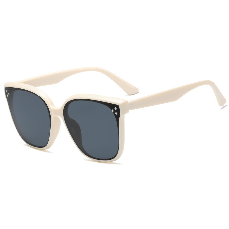 Damen quadratische Sonnenbrille mit stilvollem, breitem Rahmen Brehn