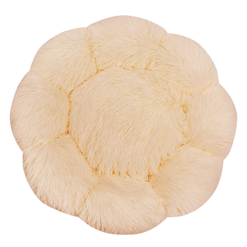 Blumenförmiges Plüsch-Hundebett