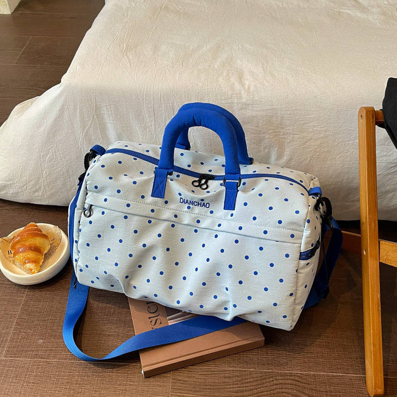 Geräumige gepunktete Reisetasche Brehn