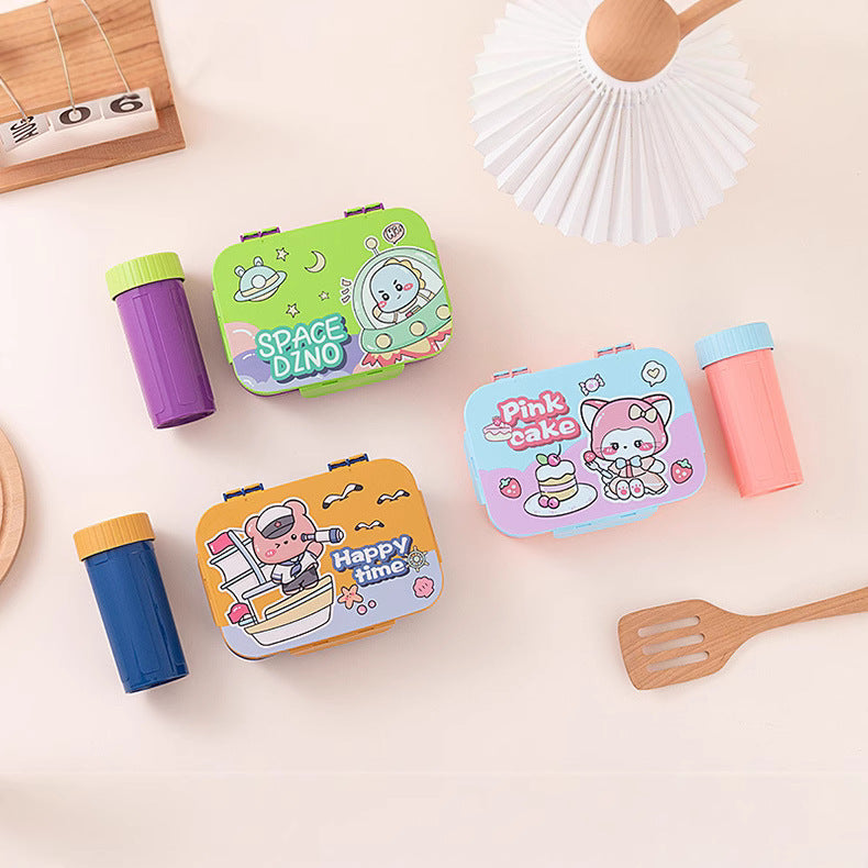 Niedliche Charakter Bento Mittagessen Box Set