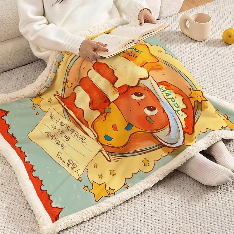 Weiche Flanell Cartoon Fleece Decke