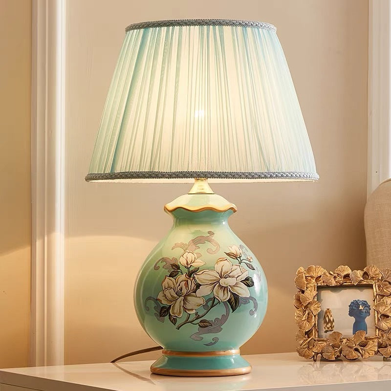 Elegante Keramik-Tischlampe