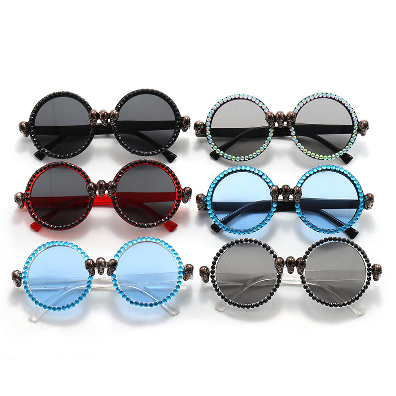 Damen Extravagante runde Sonnenbrille Brehn