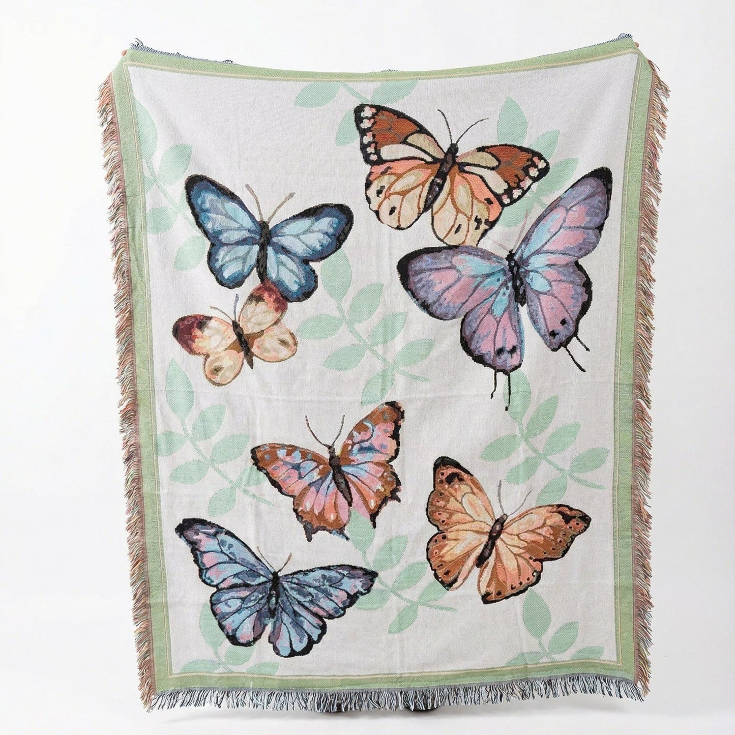 Dekorative, von Herbst inspirierte Wandteppich-Wurfdecke