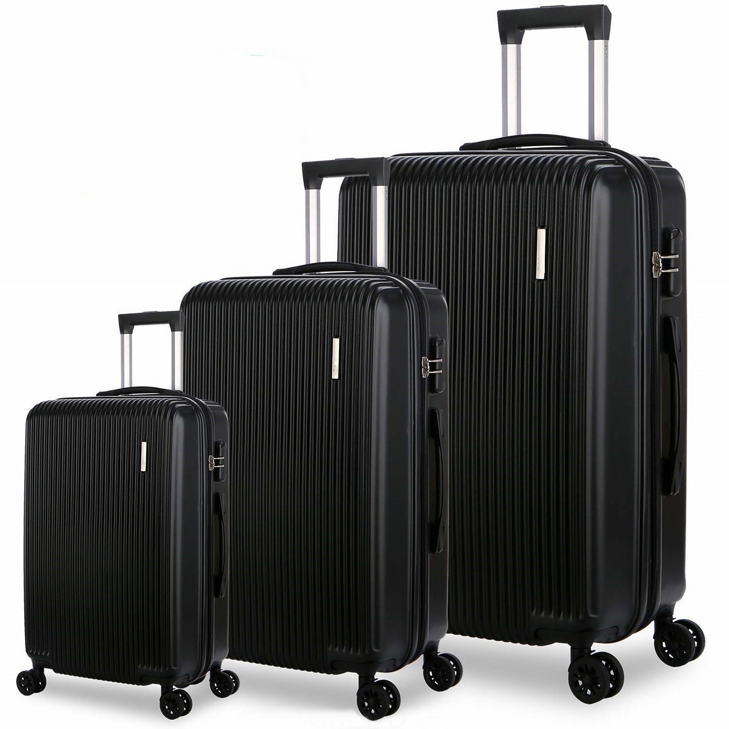 Unisex Drei-Teilig Erweiterbares Hartschalengepäck Set Brehn