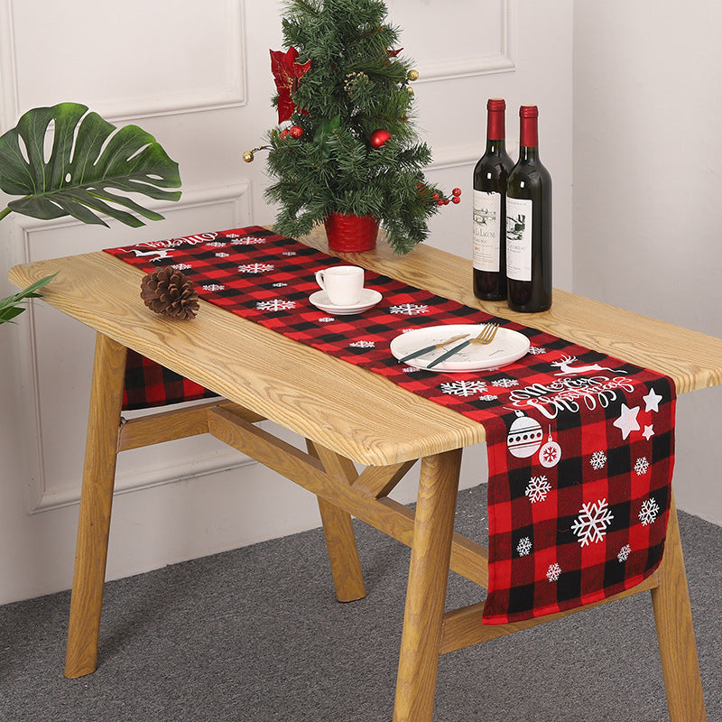 Festlicher Tischläufer mit Weihnachtsmotiv Brehn
