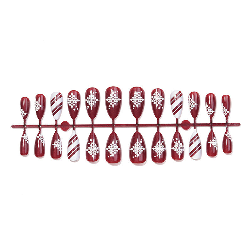 Elegantes Weihnachtsnagelkunst-Set Brehn