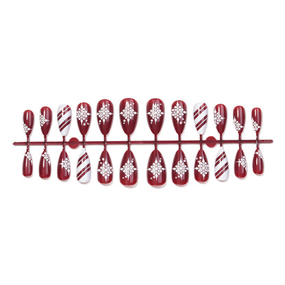 Elegantes Weihnachtsnagelkunst-Set Brehn