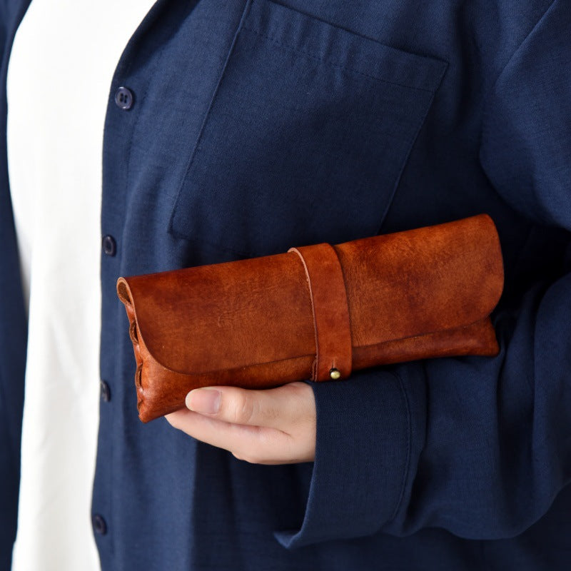 Stylische Leder Stiftetui Brehn