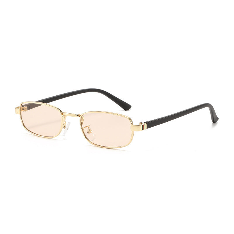 Elegante Vintage-inspirierte rechteckige Sonnenbrille Brehn