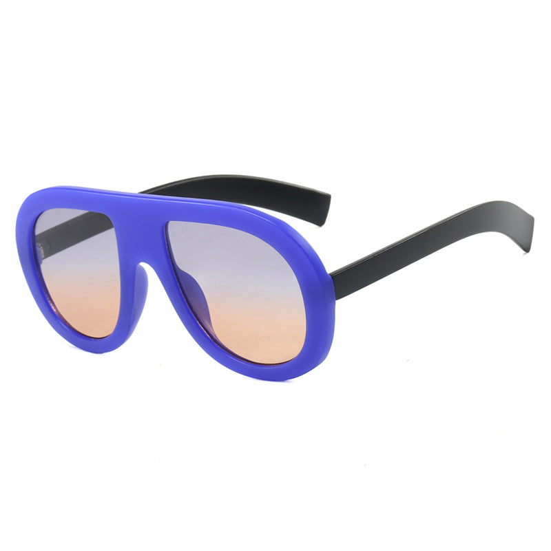 Damen oversized Sonnenbrille im futuristischen Design Brehn