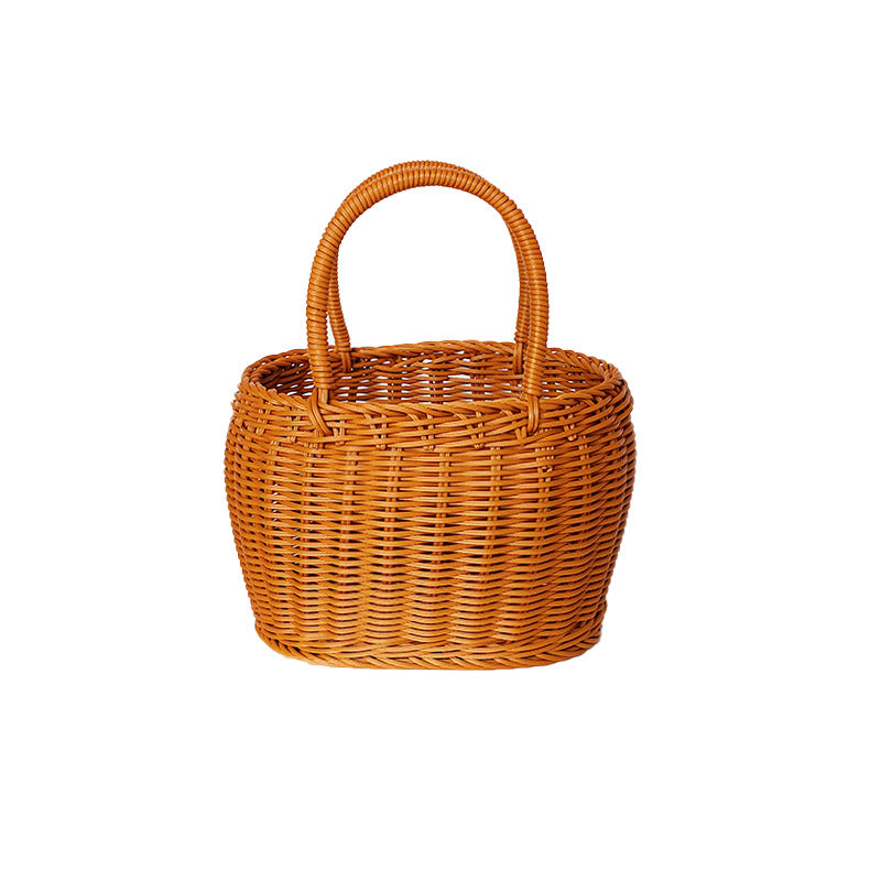 Stylischer handgewebter Weidenpicknickkorb Brehn