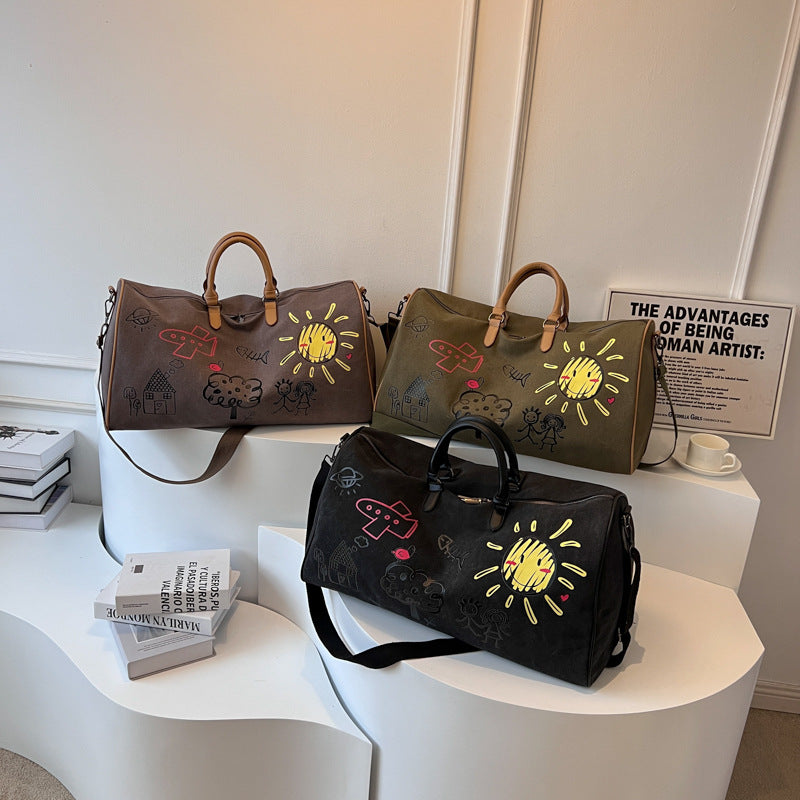 Künstlerische Reise-Duffel-Tasche Brehn