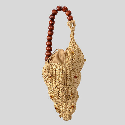 Künstlerische Schaleneform-Handtasche