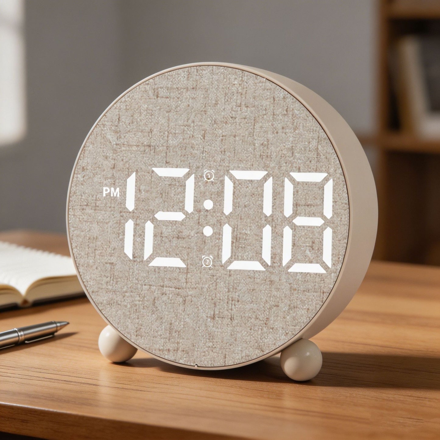 Digitaler Wecker mit Großem Led-Display und Temperaturanzeige Brehn