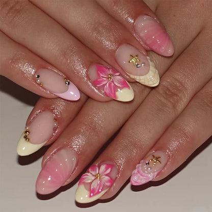 Kunstnagelset mit gruseligen Clown-Motiven und extravaganten Akzenten Brehn