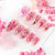 Kunstnägel mit floralen und glamourösen Details Brehn