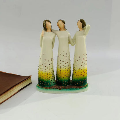 Künstlerisches Figuren-Trio Brehn