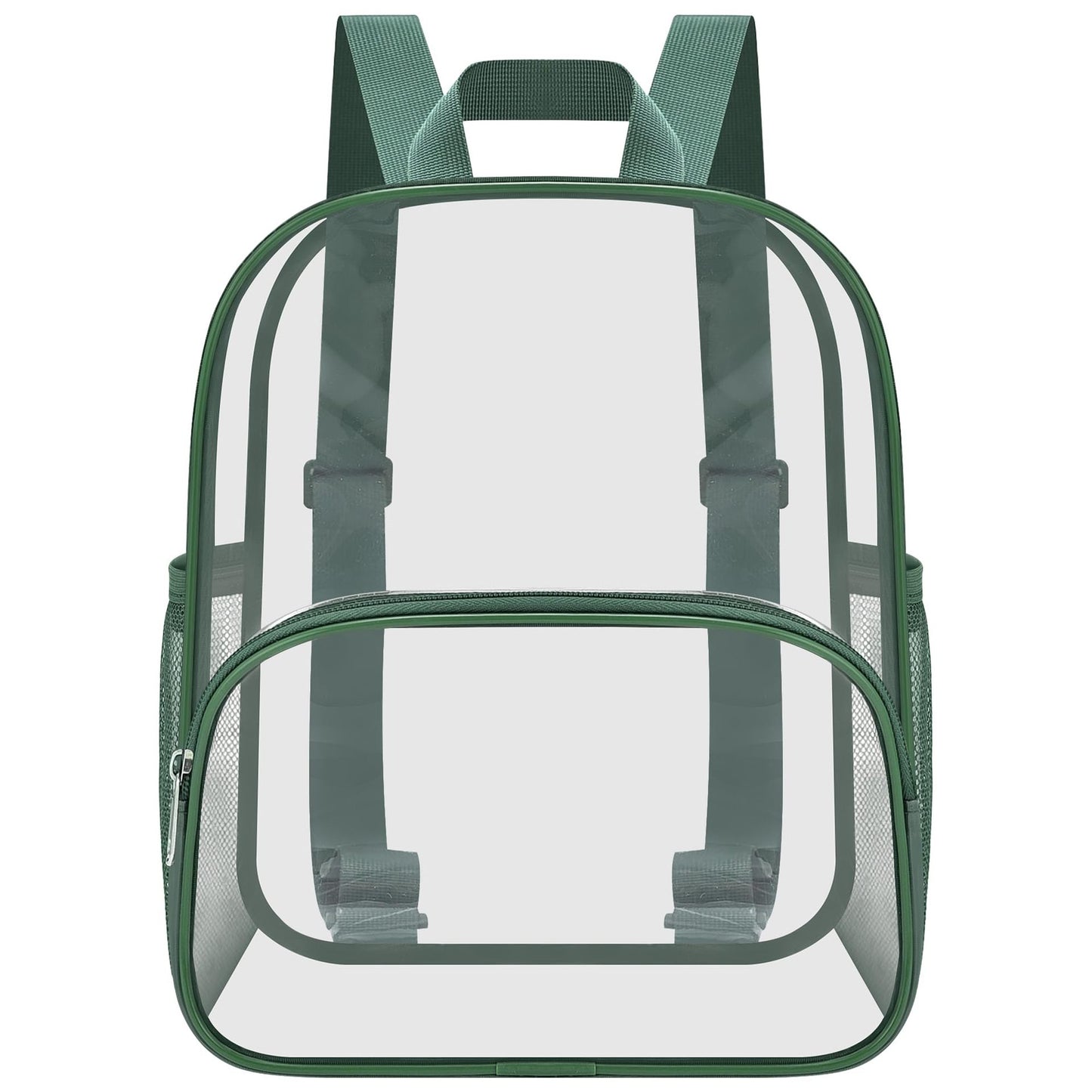 Unisex durchsichtiger Alltagsrucksack mit verstärktem Boden und atmungsaktiven Trägern Brehn