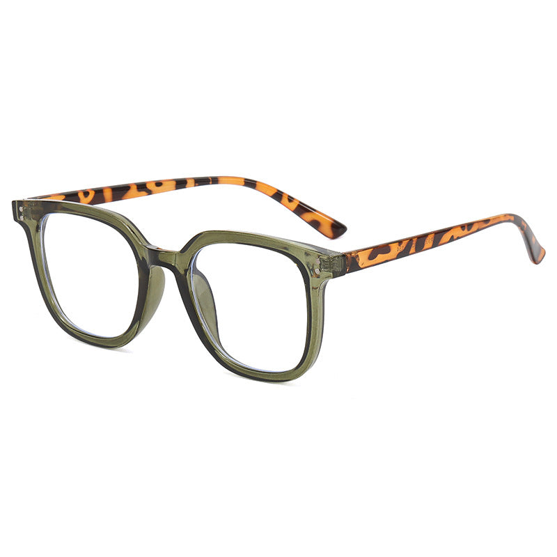Damen quadratische Designerbrille mit dickem Rahmen und elegantem Profil Brehn
